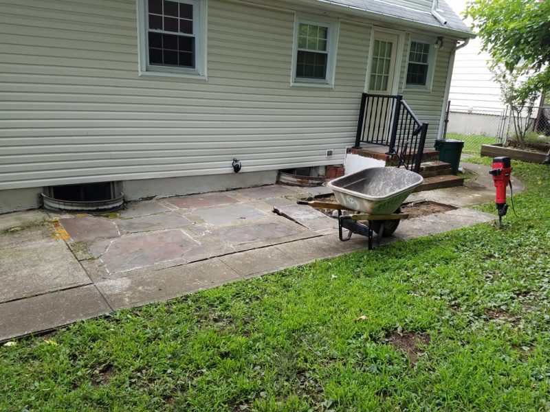 Backyard Patio and Walkway