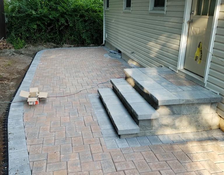 Backyard Patio and Walkway