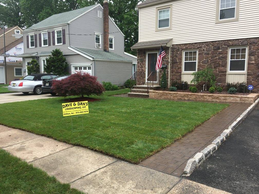 Front Yard Transformation Dave And, Landscaping Clifton Nj